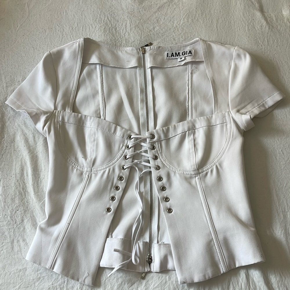 Iamgia evita top corset white
